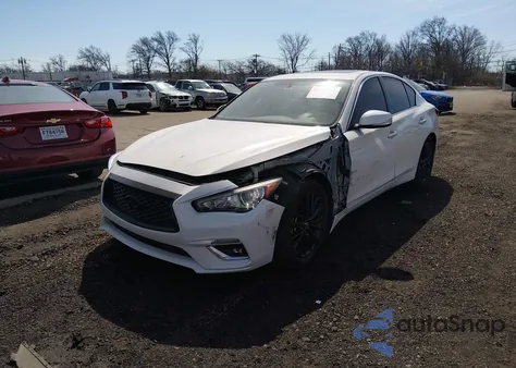 2018 Infiniti Q50 3.0T Luxe from USA, damaged, VIN JN1EV7AR5JM443061